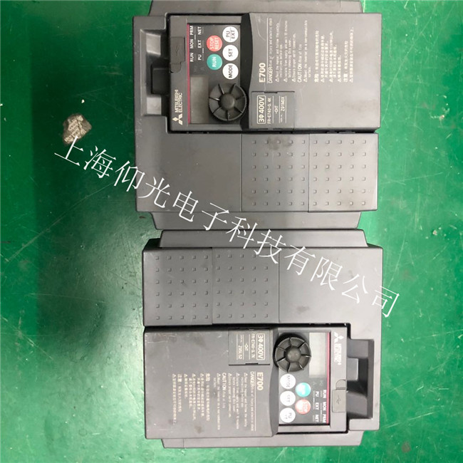 三菱變頻器FR-E024-0.75K開(kāi)機(jī)無(wú)法啟動(dòng)維修技術(shù)案例
