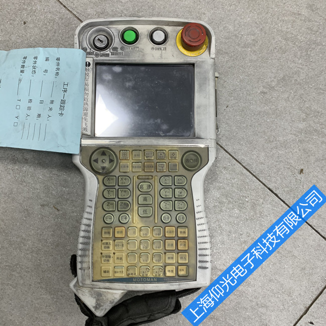 安川機(jī)器人示教器JZRCR-NPP01B-1編程器無法啟動維修